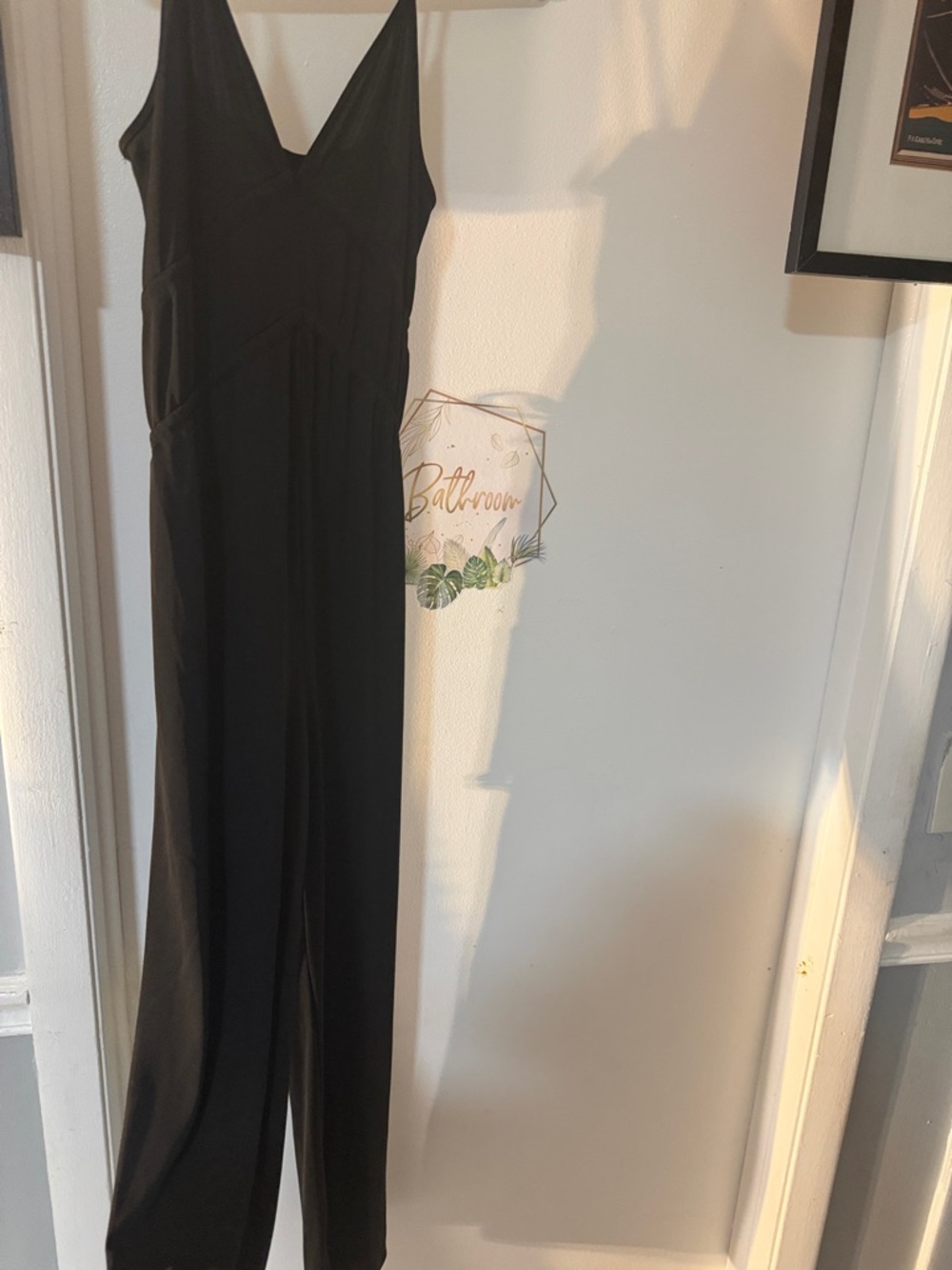 Black V-Neck Jumpsuit